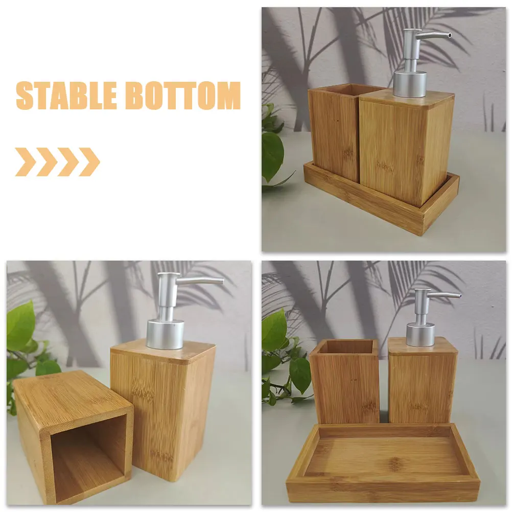 1 set Bathroom Accessories Set Soap Shampoo Bottles Press Pump Toothbrush Holder Container Refillable Square Design Storage
1 set Bathroom Accessories Set Soap Shampoo Bottles Press Pump Toothbrush Holder Container Refillable Square Design Storage
