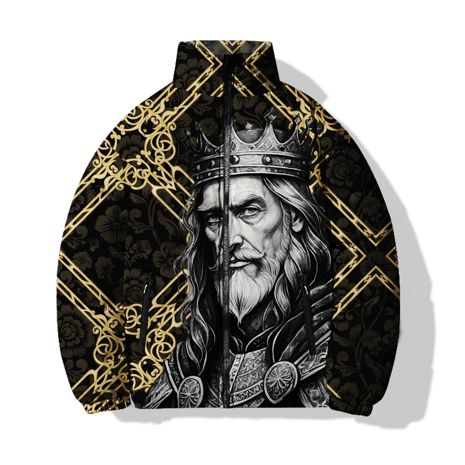 King Men's Winter Coats Female Devil Man Jackets Peacock Mens Coat Japanese Samurai Retro and Comfortable 3D Digital Printing
King Men's Winter Coats Female Devil Man Jackets Peacock Mens Coat Japanese Samurai Retro and Comfortable 3D Digital Printing