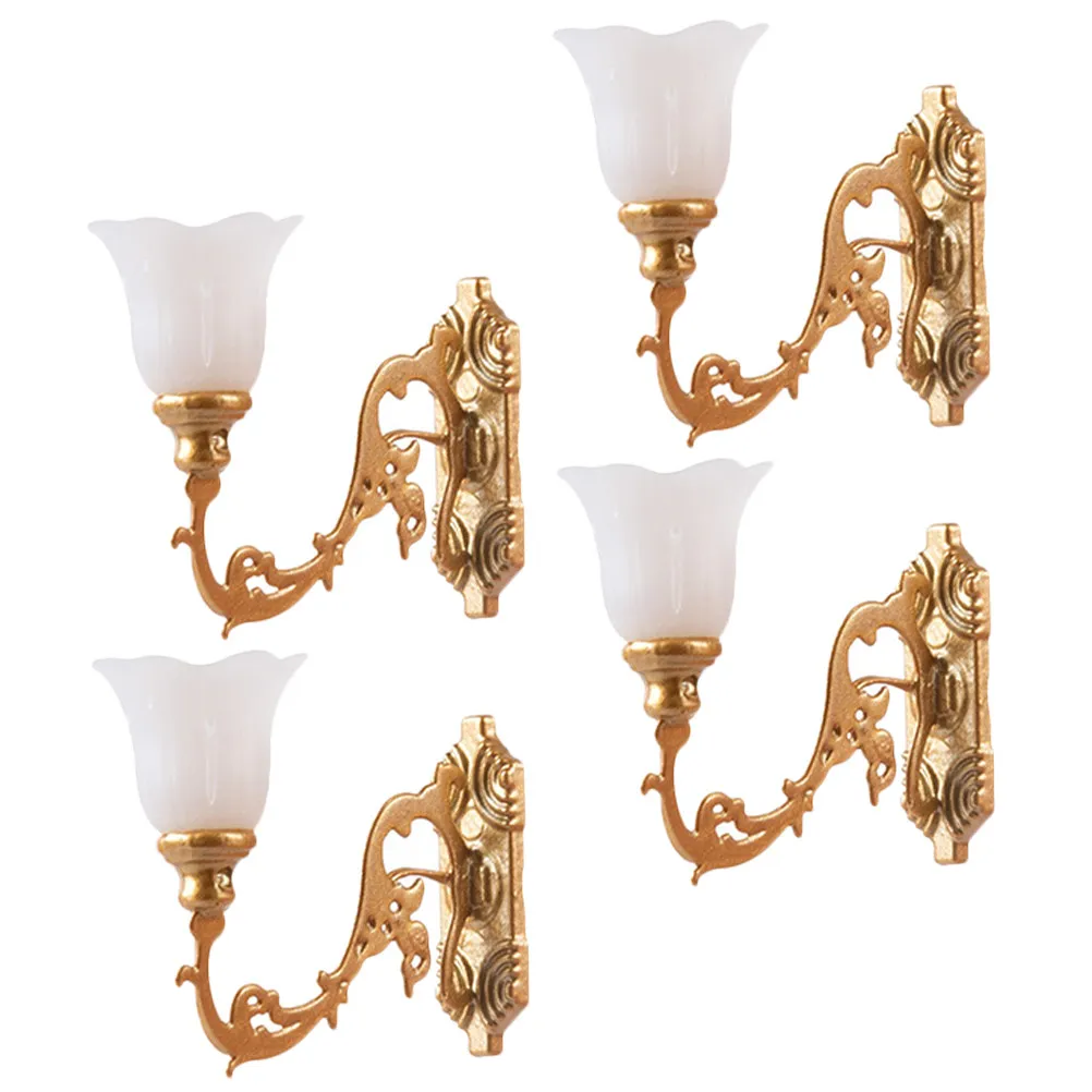 4Pcs Mini Wall Lamps ABS Miniature Wall Lights for Mini House Decoration Sand Table DIY Decor Micro Landscaping Lamp Warm
4Pcs Mini Wall Lamps ABS Miniature Wall Lights for Mini House Decoration Sand Table DIY Decor Micro Landscaping Lamp Warm