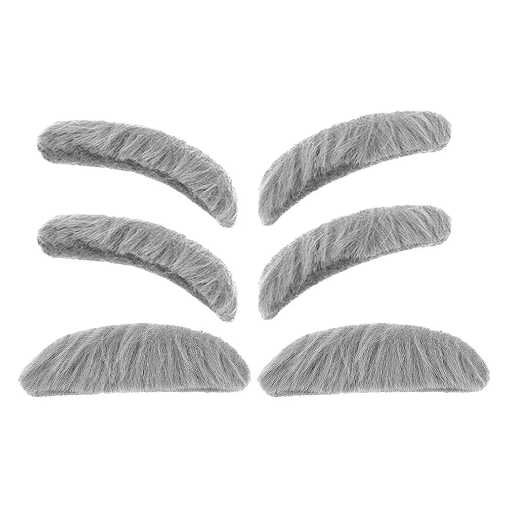 2Sets Realistic Self-Adhesive Fake Mustache and Eyebrows Props for Cosplay Halloween Party Costumes Grandpa Old Person Costume
2Sets Realistic Self-Adhesive Fake Mustache and Eyebrows Props for Cosplay Halloween Party Costumes Grandpa Old Person Costume