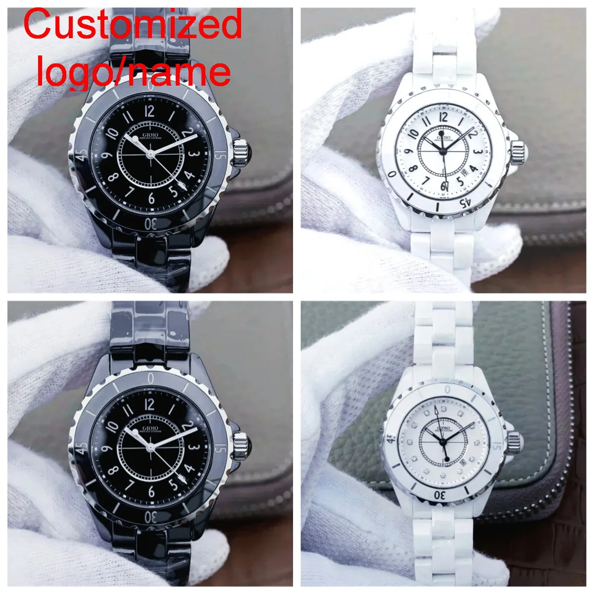 Customized 33mm 38mm Classic Mens Womens Quartz Luxury Sports Watch Black White Frame Luminous Business Casual Watches
Customized 33mm 38mm Classic Mens Womens Quartz Luxury Sports Watch Black White Frame Luminous Business Casual Watches