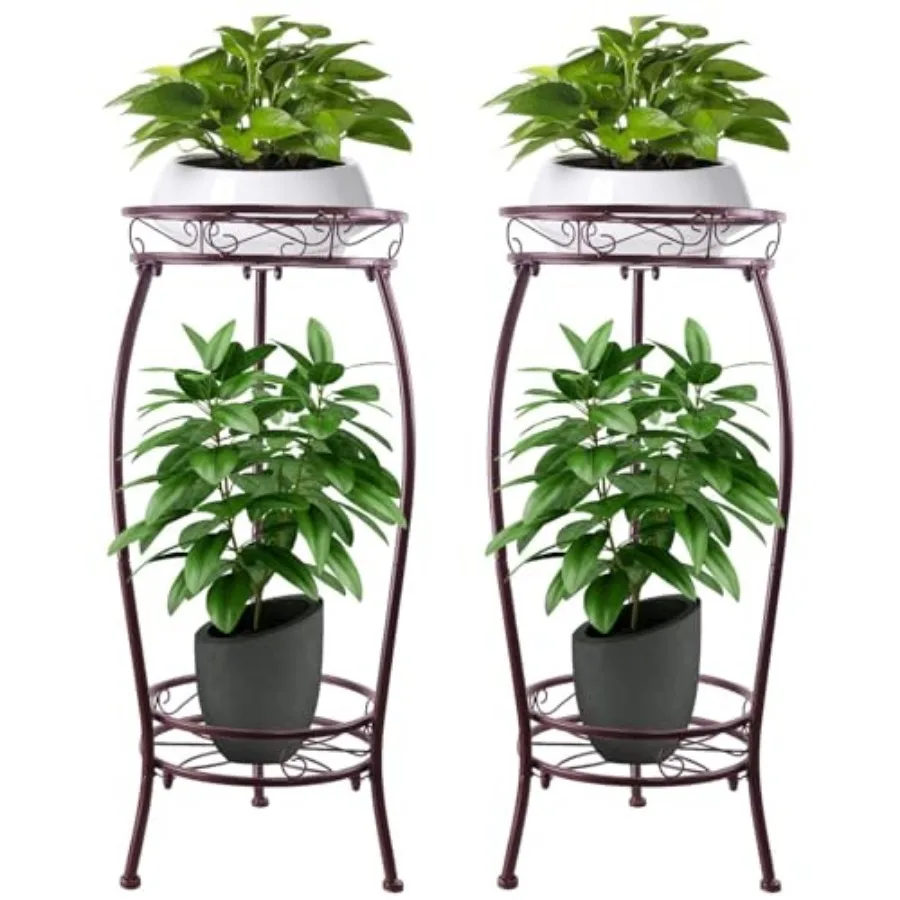 7." s Indoor Outdoor -Tier Metal Flower Pot Holders, Heavy Duty Rustproof Plant Shelf with Round Supports for Garden, Patio, Ba
7." s Indoor Outdoor -Tier Metal Flower Pot Holders, Heavy Duty Rustproof Plant Shelf with Round Supports for Garden, Patio, Ba