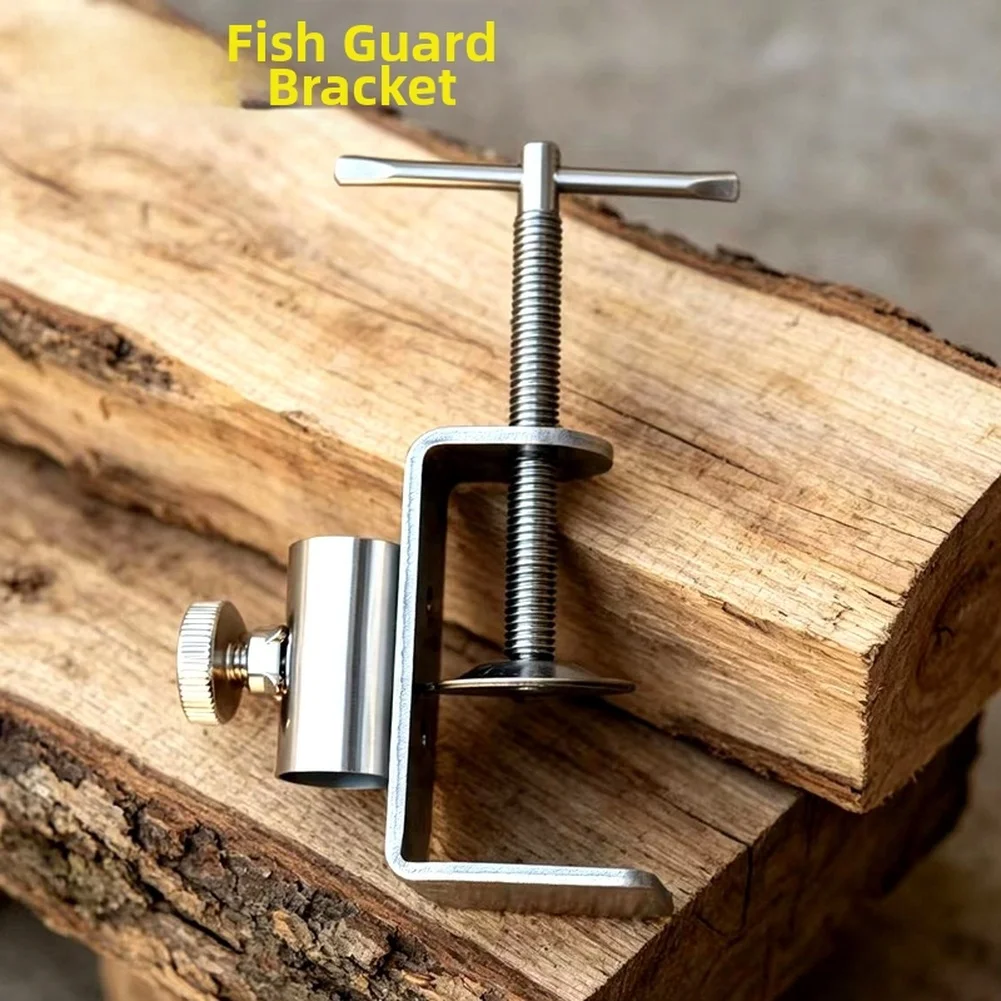 For Fishing Rod Holder Bracket Stainless Steel for Raft and Boat Platforms Adjustable 5.5cm Clamp 135g 6x14.5cm Silver Finish
For Fishing Rod Holder Bracket Stainless Steel for Raft and Boat Platforms Adjustable 5.5cm Clamp 135g 6x14.5cm Silver Finish