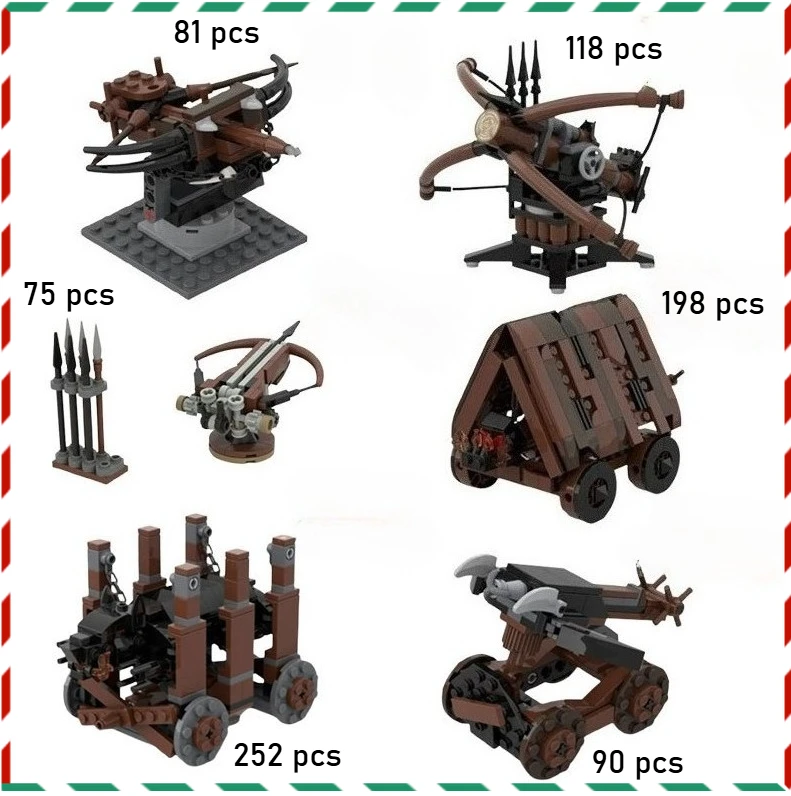 MOC Medieval Siege Weaponed Building Blocks - Castle Attack Model Kit, Catapult for Adult Collectors Historical Display Gift
MOC Medieval Siege Weaponed Building Blocks - Castle Attack Model Kit, Catapult for Adult Collectors Historical Display Gift