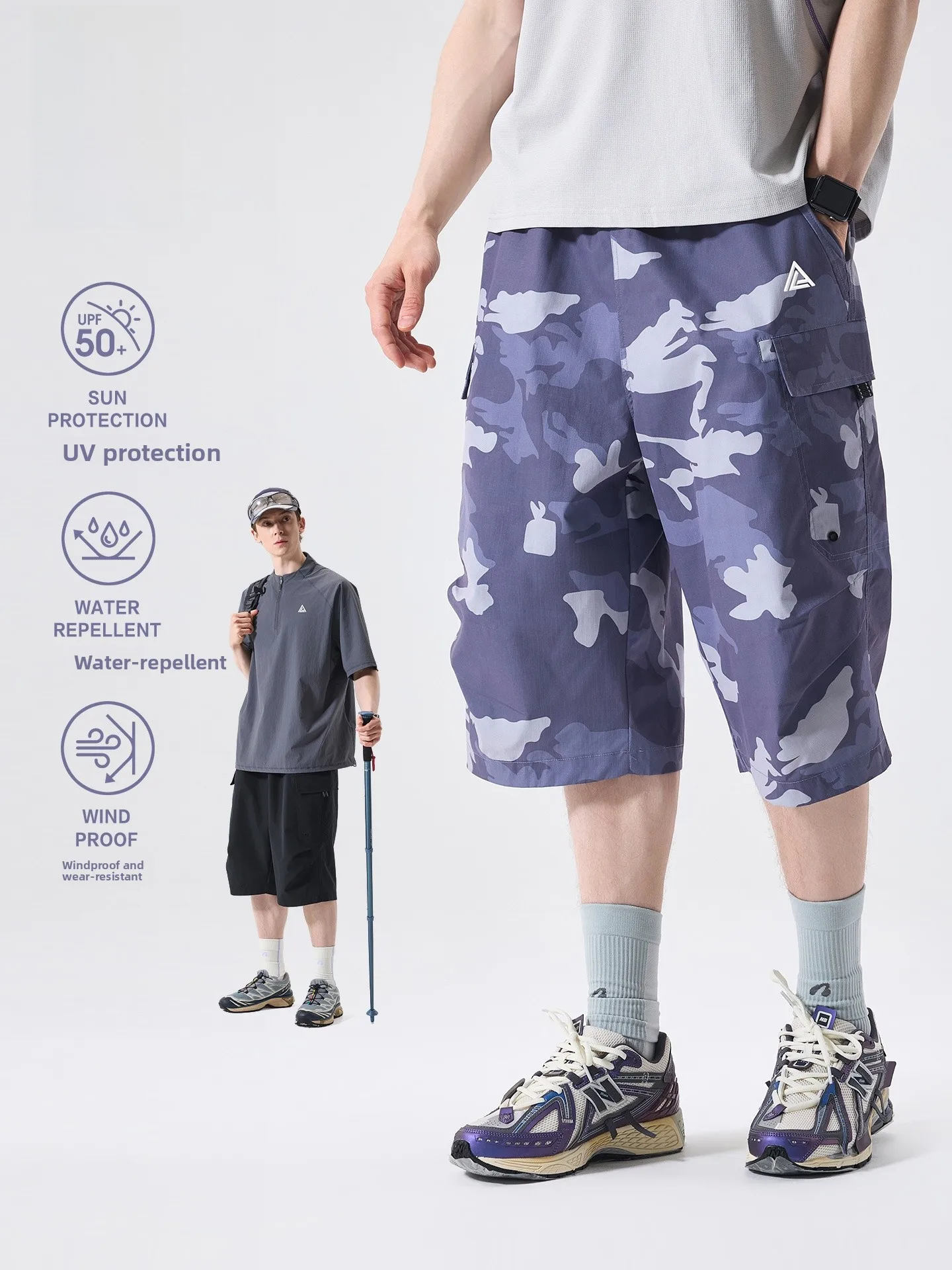 LAZY DAY Men's Outdoor Quick Dry Workwear Capri Pants Summer Mountain Climbing Hiking Anti-Uv Casual Pants Water Resistant
LAZY DAY Men's Outdoor Quick Dry Workwear Capri Pants Summer Mountain Climbing Hiking Anti-Uv Casual Pants Water Resistant