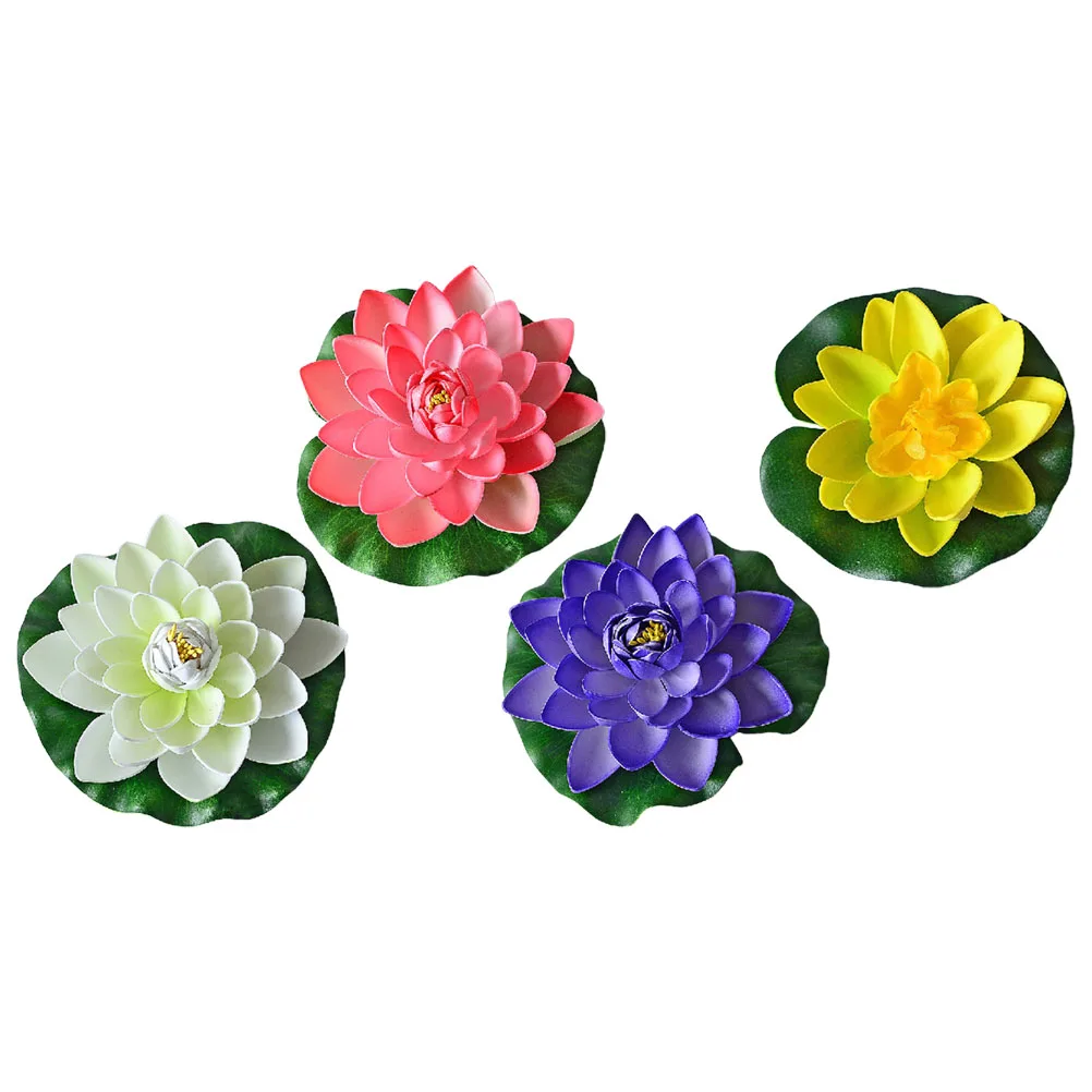 4 Pcs Floating Pond Accessories Beautiful Realistic Plastic Decoration Non Fading Simulation Flowers Garden Pool Ornaments
4 Pcs Floating Pond Accessories Beautiful Realistic Plastic Decoration Non Fading Simulation Flowers Garden Pool Ornaments