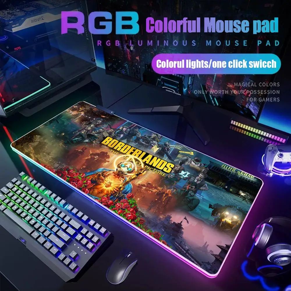 Borderlandes Mouse Pad Gamer Rgb Desk Mat Back Light Led Mousepad Setup Gaming Accessories Deskmat Big Mousepepad Backlight
Borderlandes Mouse Pad Gamer Rgb Desk Mat Back Light Led Mousepad Setup Gaming Accessories Deskmat Big Mousepepad Backlight