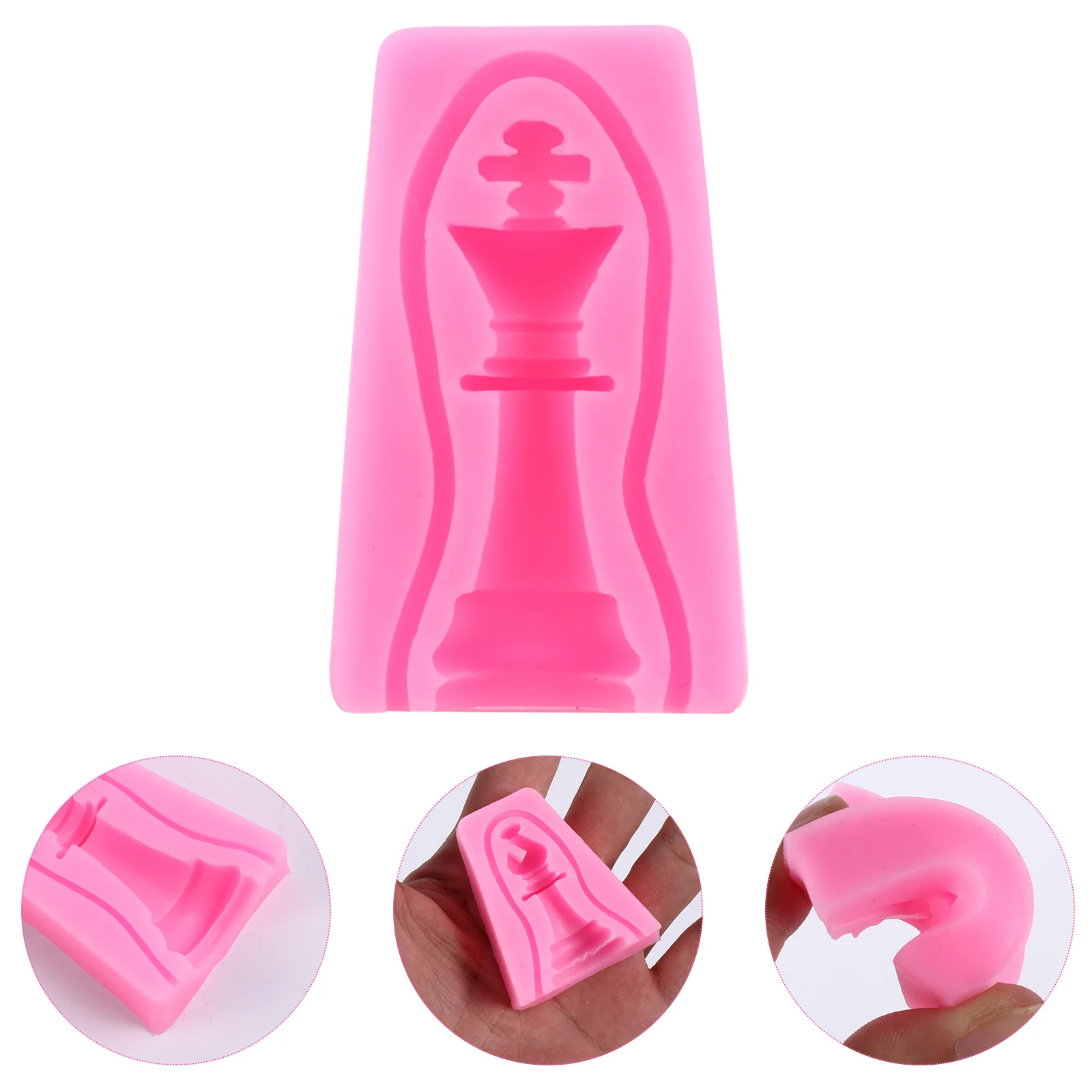 6Pcs Silicone Chess Piece Mold Multifunctional Baking Tool Fondant Mold Chocolate Candy Cake Decoration Baking Mould
6Pcs Silicone Chess Piece Mold Multifunctional Baking Tool Fondant Mold Chocolate Candy Cake Decoration Baking Mould