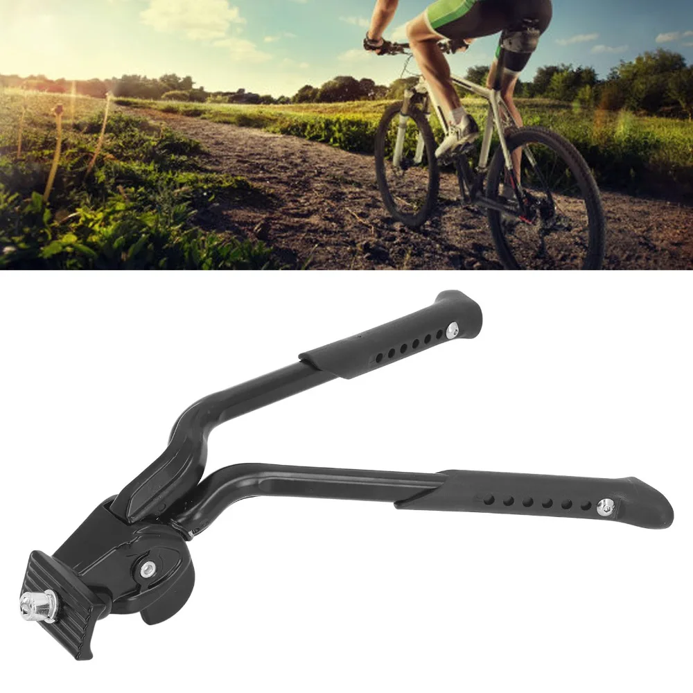 Aluminum Alloy Bike Kickstand 7‑hole Height Adjustment Easy Installation Double Leg Bike Kickstand Anti-Slip Foldable
Aluminum Alloy Bike Kickstand 7‑hole Height Adjustment Easy Installation Double Leg Bike Kickstand Anti-Slip Foldable
