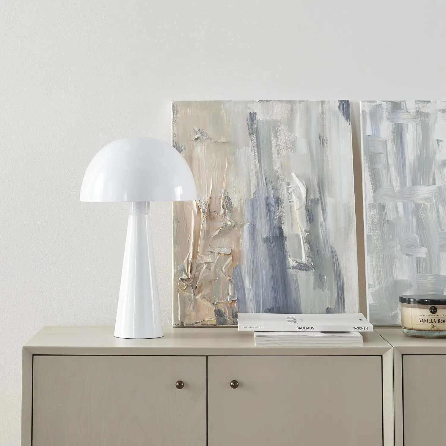 16"" White Metal Mushroom Table Lamp, Modern, Retro, Desk Light For Bedroom, Dining, Office, Entryway
16"" White Metal Mushroom Table Lamp, Modern, Retro, Desk Light For Bedroom, Dining, Office, Entryway
