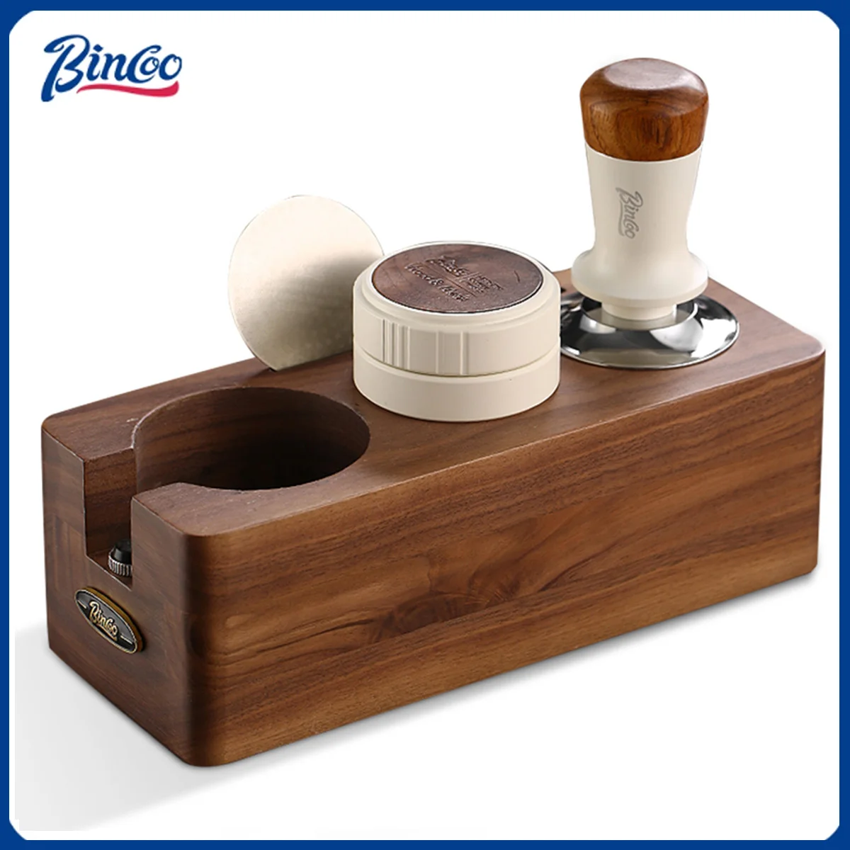 Bincoo Pro Constant-Force Tamper , 51/58mm Precision Fit, 30LB Consistent Pressure, Espresso Pressing Station Walnut Work Stand
Bincoo Pro Constant-Force Tamper , 51/58mm Precision Fit, 30LB Consistent Pressure, Espresso Pressing Station Walnut Work Stand