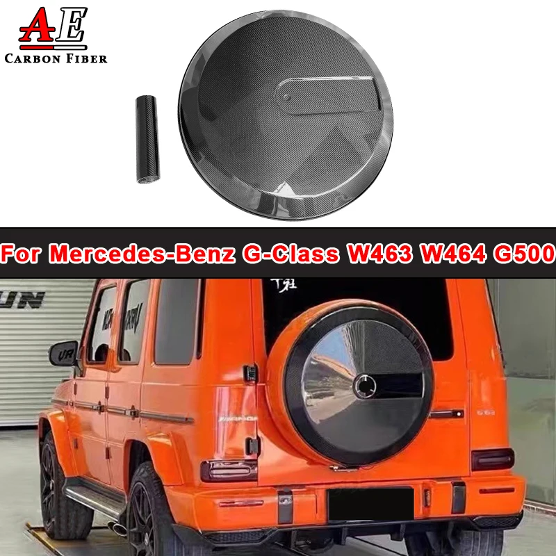 For Mercedes Benz G Class W463 W464 G500 G550 G63 Carbon Fiber Spare Tire Cover Tire Protective Cover Car Accessories Body kit
For Mercedes Benz G Class W463 W464 G500 G550 G63 Carbon Fiber Spare Tire Cover Tire Protective Cover Car Accessories Body kit