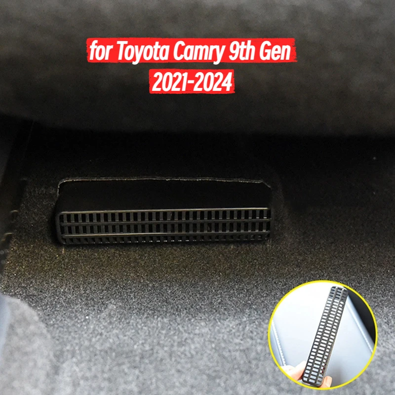Under Seat Air Vent Anti-blocking Cover Protector Trim Interior Modification for Toyota Camry 9th Gen Accessories 2021-2024
Under Seat Air Vent Anti-blocking Cover Protector Trim Interior Modification for Toyota Camry 9th Gen Accessories 2021-2024
