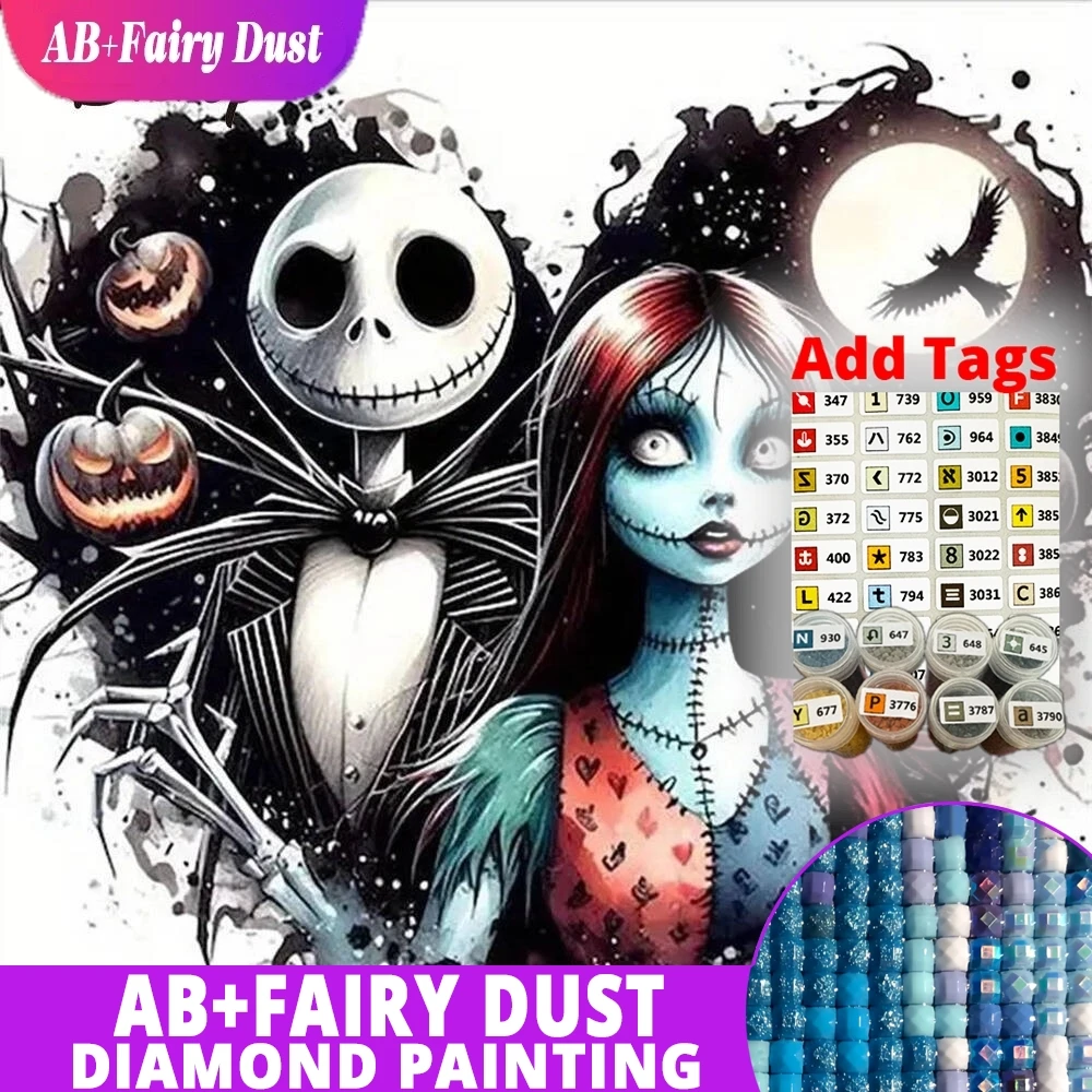 AB Фея Пыль Дисней Алмазная картина Скелет Терор DIY Подходит для начинающих Мозаика Портретная вышивка Мультфильм Ручная работа Gif
AB Фея Пыль Дисней Алмазная картина Скелет Терор DIY Подходит для начинающих Мозаика Портретная вышивка Мультфильм Ручная работа Gif