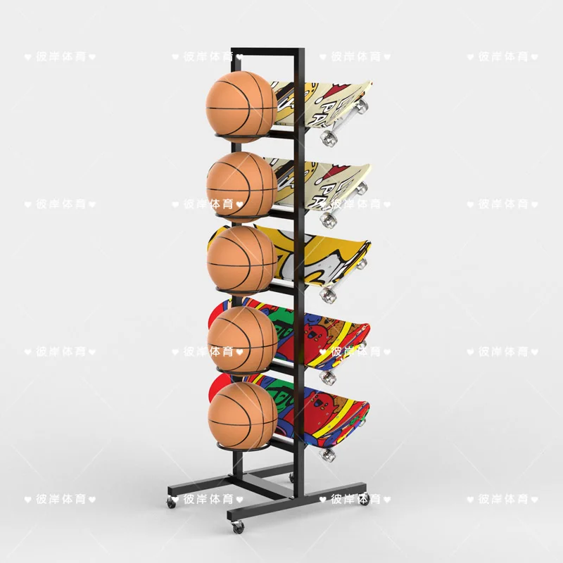 Adjustable Metal Sports Rack - Vertical Skateboard & Ball Storage for Basketball Football, Home Garage Organizer
Adjustable Metal Sports Rack - Vertical Skateboard & Ball Storage for Basketball Football, Home Garage Organizer