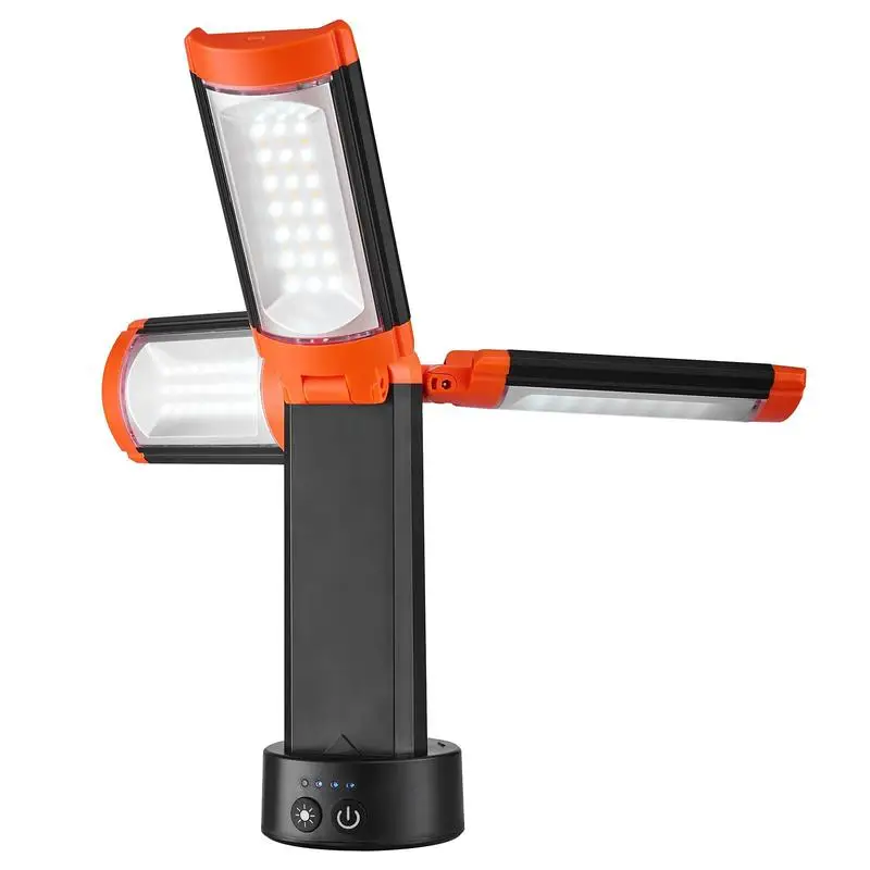 LED Work Light with Stand, 10Ah, Rechargeable Cordless Camping Light, with 3 Lamp Heads, Detachable Tripod Stand, 2200 Lumens 3000K-6500K Dimmable, Portable Construction Lighting for Job Site
LED Work Light with Stand, 10Ah, Rechargeable Cordless Camping Light, with 3 Lamp Heads, Detachable Tripod Stand, 2200 Lumens 3000K-6500K Dimmable, Portable Construction Lighting for Job Site