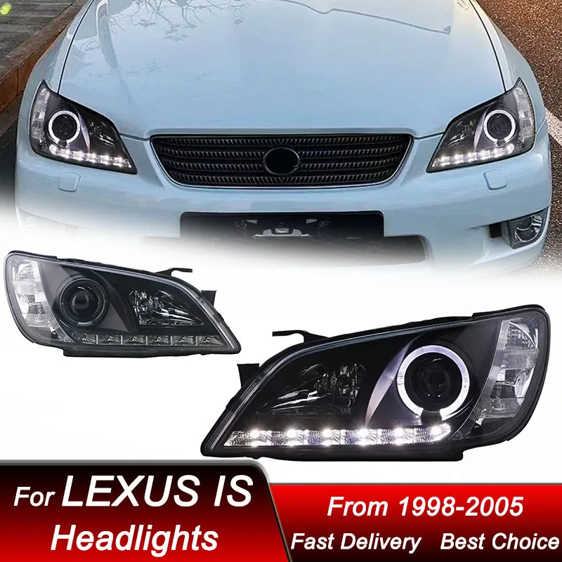 Автомобильный Стайлинг фар для Lexus IS200 1998-2005, новый стиль, полностью светодиодные фары в сборе, обновленный комплект аксессуаров для линз проектора
Автомобильный Стайлинг фар для Lexus IS200 1998-2005, новый стиль, полностью светодиодные фары в сборе, обновленный комплект аксессуаров для линз проектора