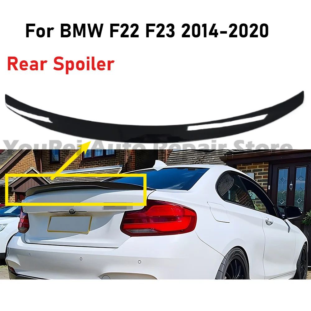 Carbon Grain MP Rear Spoiler Deflector For BMW F22 F23 2014-2020, good body fit, simple mounting, improve rear visual effect.
Carbon Grain MP Rear Spoiler Deflector For BMW F22 F23 2014-2020, good body fit, simple mounting, improve rear visual effect.