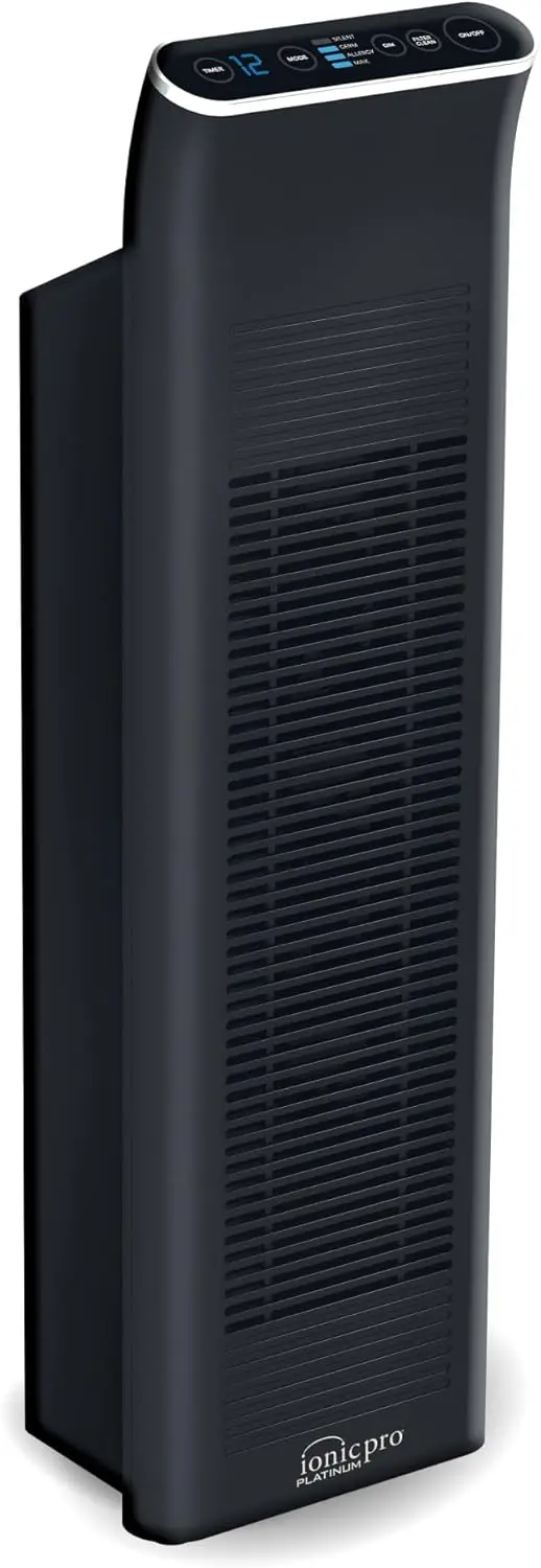 Platinum (TA750) Air Purifier Tower, Never Replace Filters, Quiet Negative Ion Technology, Cleans Rooms Up to 800 sq ft
Platinum (TA750) Air Purifier Tower, Never Replace Filters, Quiet Negative Ion Technology, Cleans Rooms Up to 800 sq ft