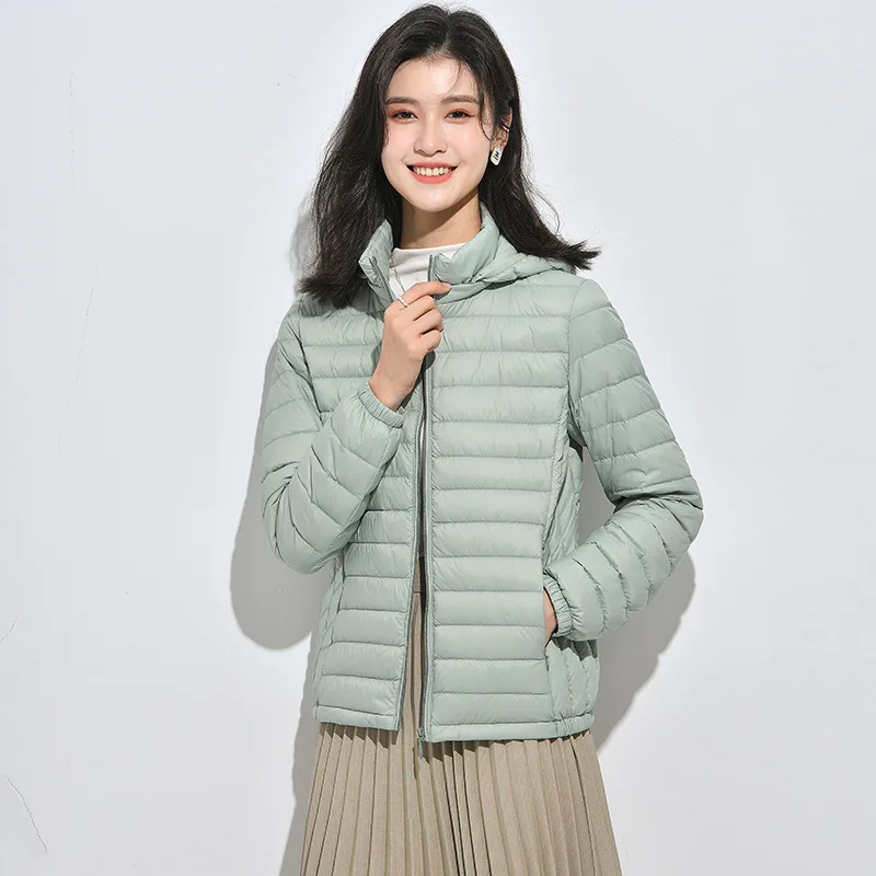 Hat Detachable Hooded Down Coat Autumn Winter Women Warm Light Thin White Duck Down Jacket Female Short Bigsize Parkas Outwears
Hat Detachable Hooded Down Coat Autumn Winter Women Warm Light Thin White Duck Down Jacket Female Short Bigsize Parkas Outwears