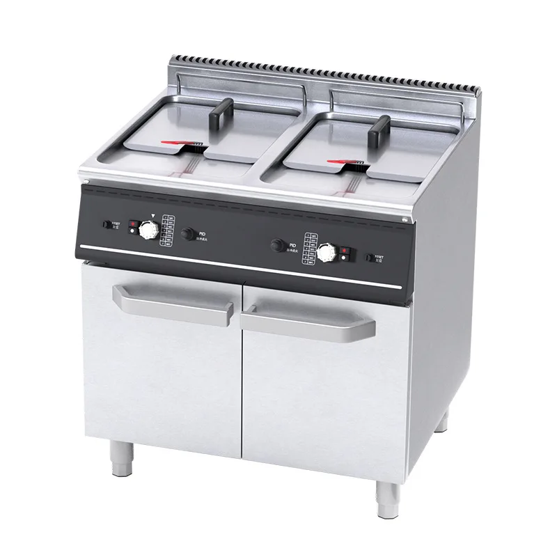Commercial gas fryer double cylinder double screen stainless steel large capacity
Commercial gas fryer double cylinder double screen stainless steel large capacity