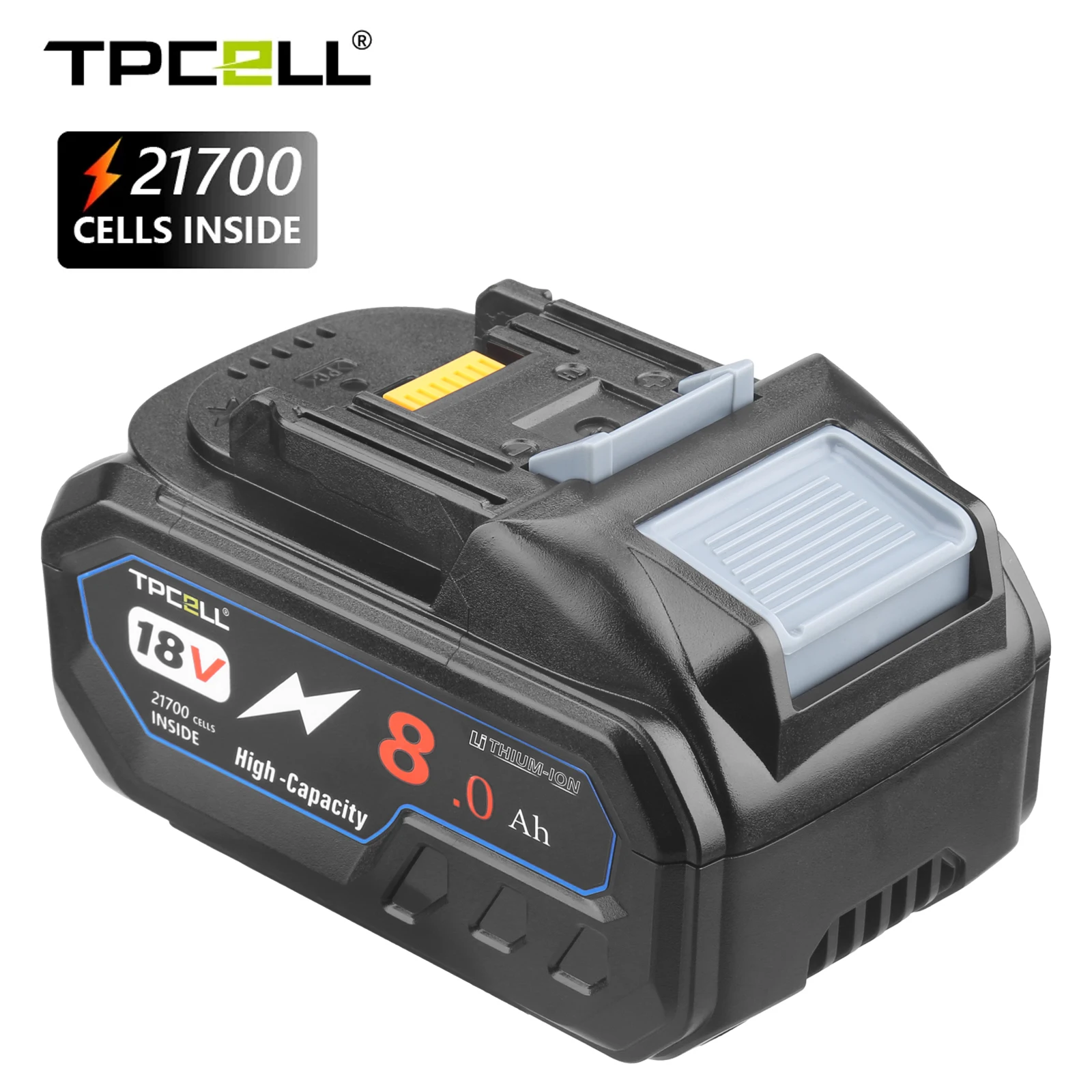 BL1880B 8.0Ah For Makita 18V Battery Power Tools Li-ion Replacement BL1840 BL1850 for 18 V Screwdriver with BMS TPCELL 18V
BL1880B 8.0Ah For Makita 18V Battery Power Tools Li-ion Replacement BL1840 BL1850 for 18 V Screwdriver with BMS TPCELL 18V