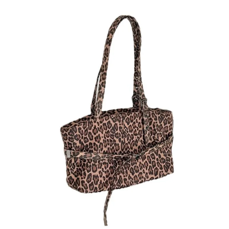 2025 Autumn Winter Women's Retro Canvas Bag - Trendy Leopard Print Tote, Casual Versatile Shoulder Bag for Sweet & Cool Girls
2025 Autumn Winter Women's Retro Canvas Bag - Trendy Leopard Print Tote, Casual Versatile Shoulder Bag for Sweet & Cool Girls