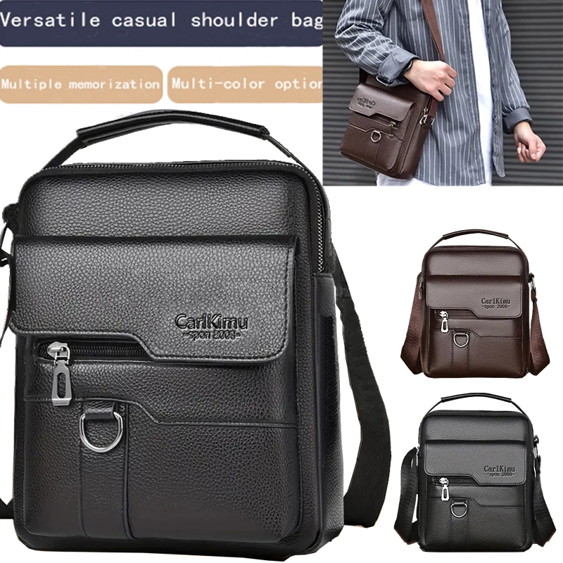 Everyday Versatile Vintage Leather Mens Crossbody Bag Trendy Secure Buckle Layout, Ideal for Shopping, Work and Weekend Trips
Everyday Versatile Vintage Leather Mens Crossbody Bag Trendy Secure Buckle Layout, Ideal for Shopping, Work and Weekend Trips