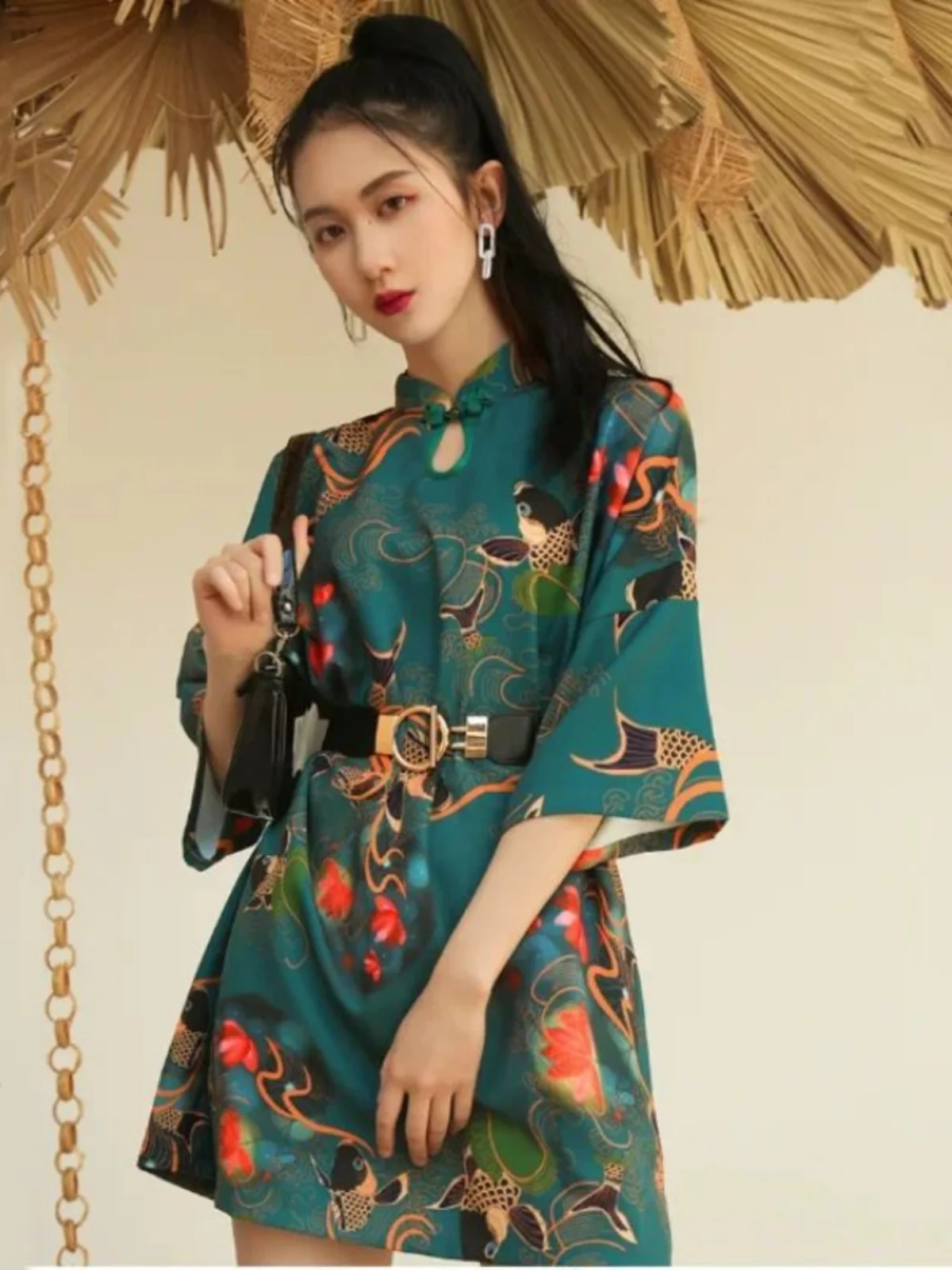 Свободная улучшенная версия, китайская с принтом, Dr ort Qipao, повседневная одежда, дышащая, ort Sve, этническая моя
Свободная улучшенная версия, китайская с принтом, Dr ort Qipao, повседневная одежда, дышащая, ort Sve, этническая моя