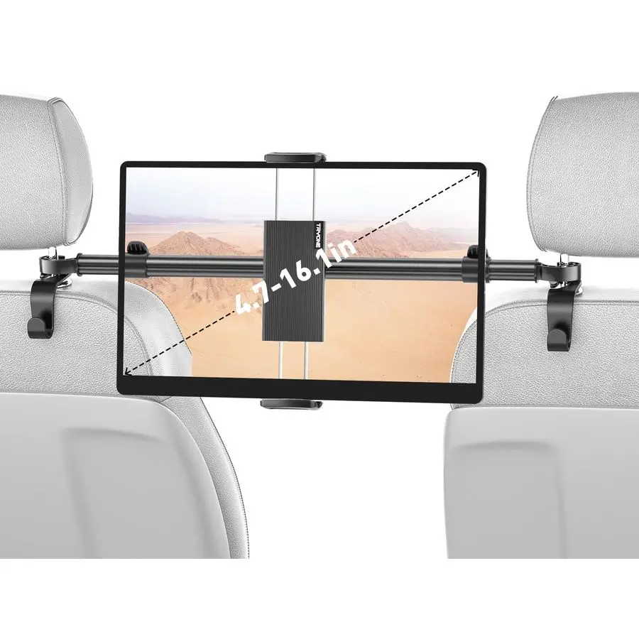 Держатель для планшета в автомобиль, крепление на подголовник, подставка для планшета на заднее сиденье автомобиля, совместим с iPad Pro, Air, Mini, Galaxy Tab, Kindle и другими.
Держатель для планшета в автомобиль, крепление на подголовник, подставка для планшета на заднее сиденье автомобиля, совместим с iPad Pro, Air, Mini, Galaxy Tab, Kindle и другими.