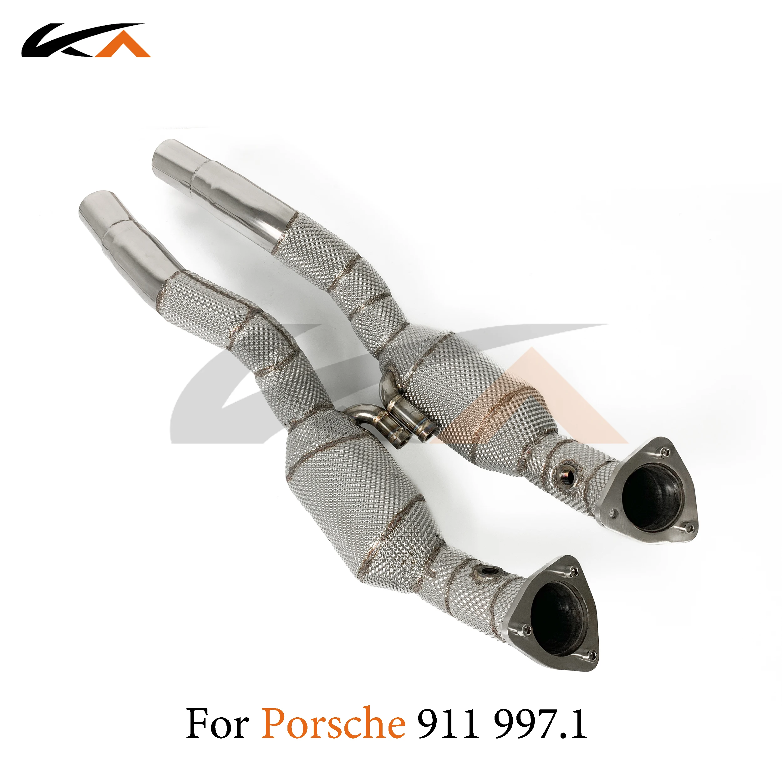 KA Tuning downpipe exhaust for Porsche 911 997.1 3.6L axle pipe performance parts with heat shield and catalysis
KA Tuning downpipe exhaust for Porsche 911 997.1 3.6L axle pipe performance parts with heat shield and catalysis