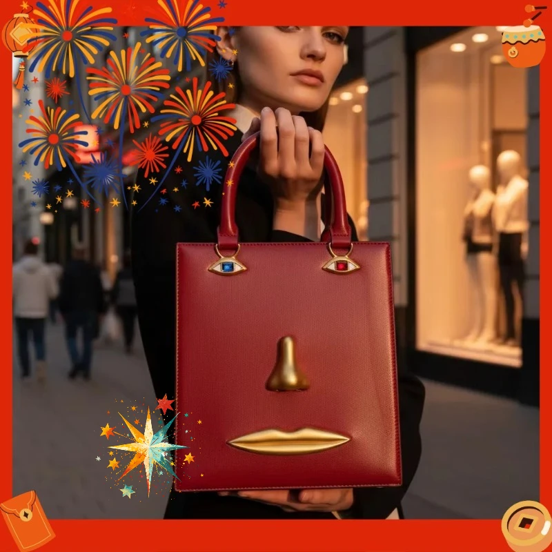 Face bag messenger bag design retro bag high-end bag
Face bag messenger bag design retro bag high-end bag