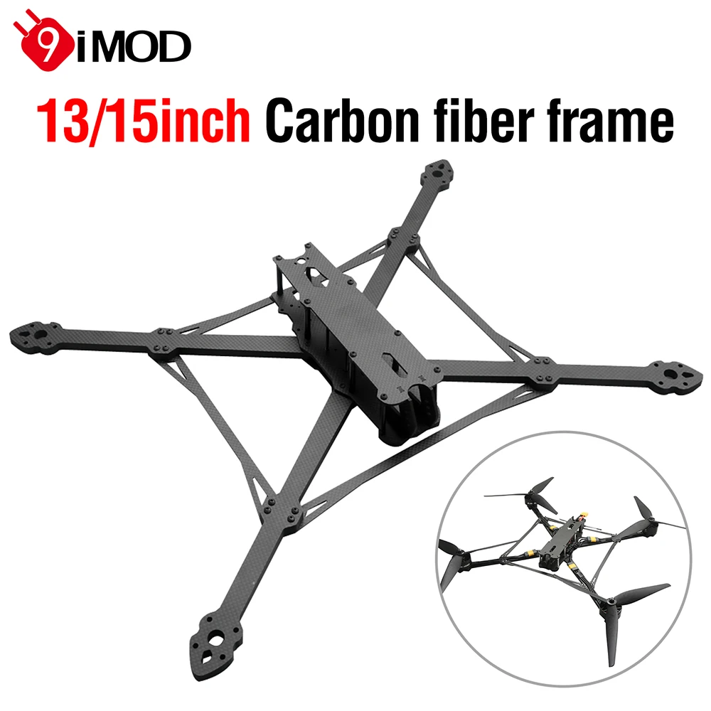 MARK4 FPV Carbon Fiber Frame V3 Pro Kit 13inch 570mm 15inch 680mm 8mm Arm Lightweight Durable for FPV Freestyle Quadcopter Drone
MARK4 FPV Carbon Fiber Frame V3 Pro Kit 13inch 570mm 15inch 680mm 8mm Arm Lightweight Durable for FPV Freestyle Quadcopter Drone