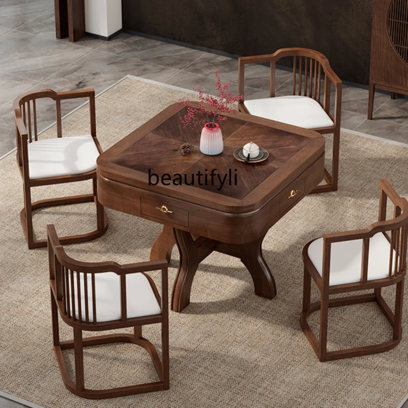 Solid Wood Mahjong Machine Dining Table Dining Table Integrated Electric Mahjong Table Automatic Chess Table Mute Machine
Solid Wood Mahjong Machine Dining Table Dining Table Integrated Electric Mahjong Table Automatic Chess Table Mute Machine