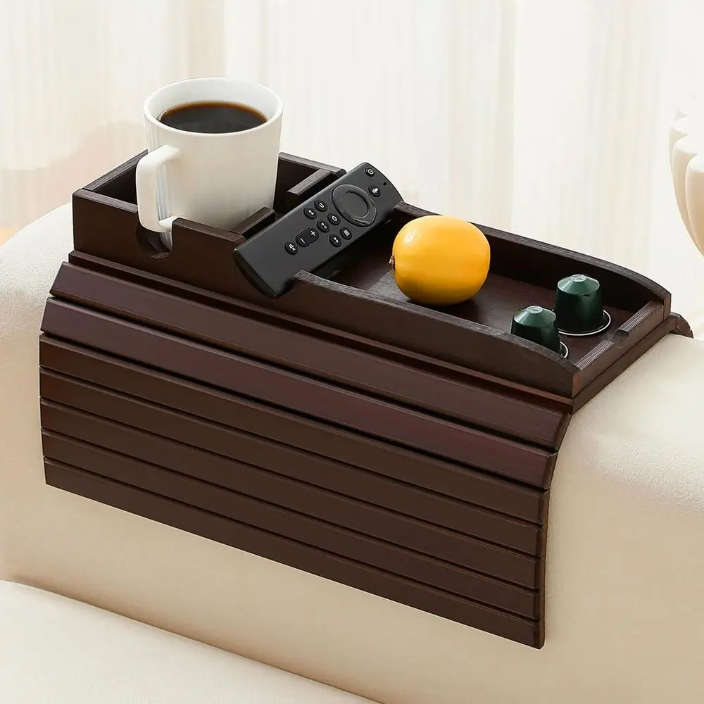 Регулируемый диван из красного дерева с подставкой для напитков и подносом для закусок, пультов и телефонов
Регулируемый диван из красного дерева с подставкой для напитков и подносом для закусок, пультов и телефонов