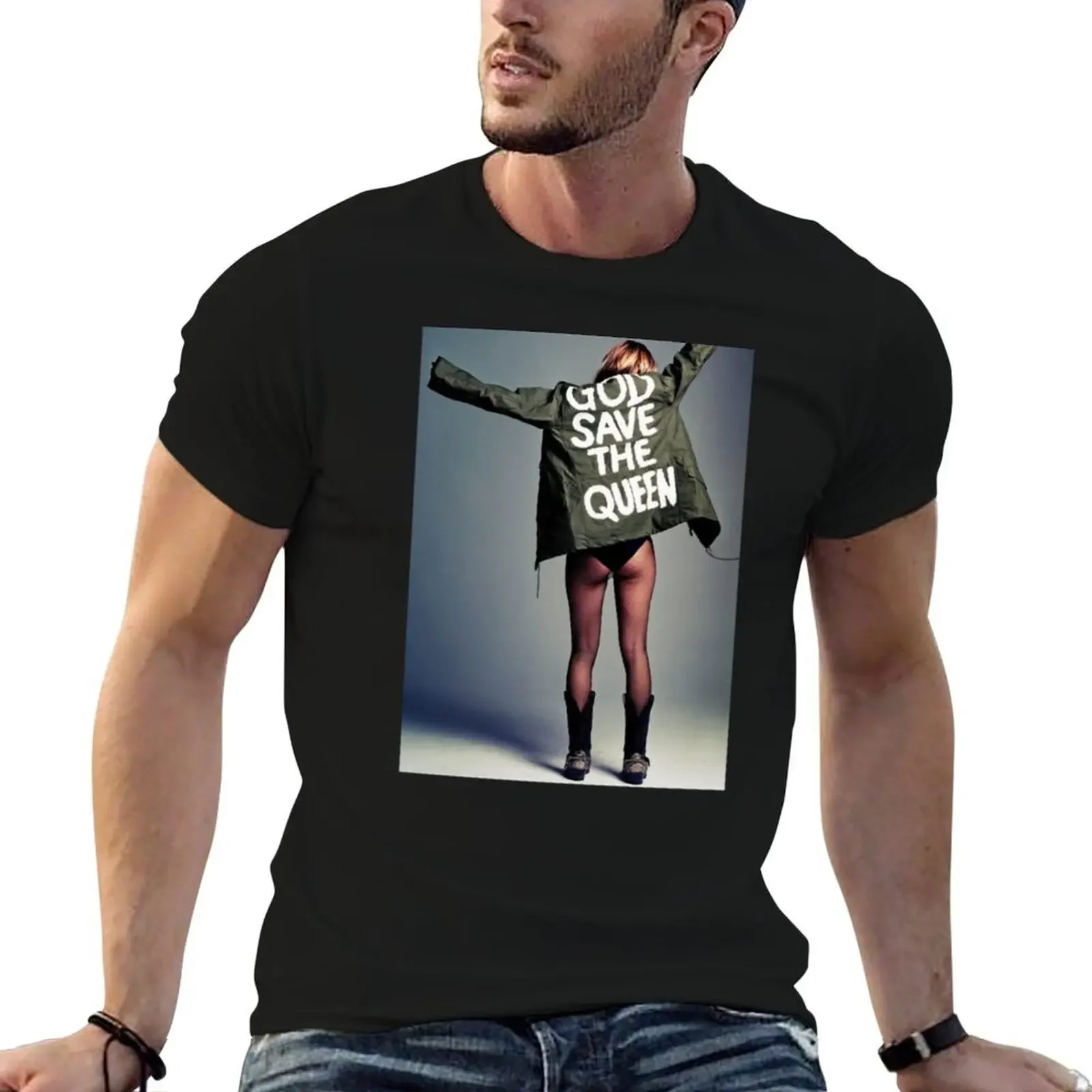 Kate Moss god save the queen parka T-Shirt plain oversized t shirt men 100℅ cotton
Kate Moss god save the queen parka T-Shirt plain oversized t shirt men 100℅ cotton