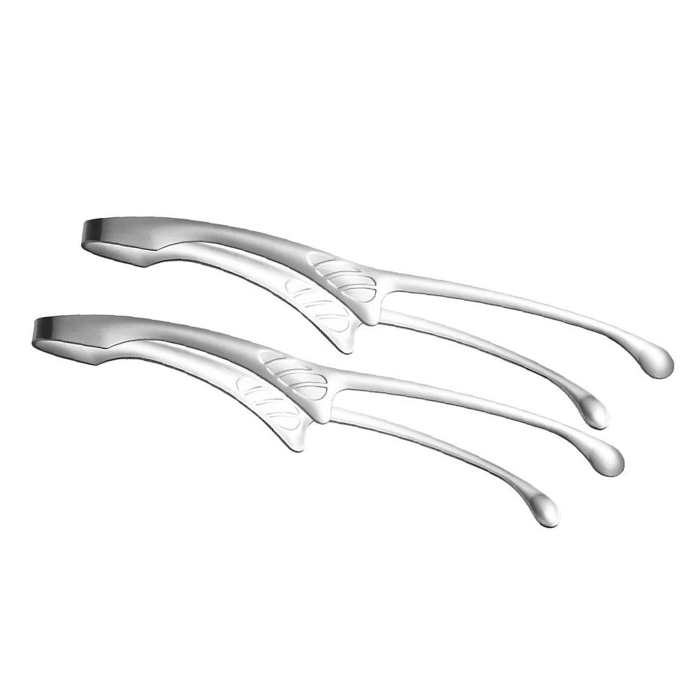 2pcs Stainless Steel Food Tongs Anti-scalding Kitchen Tools Lightweight Ergonomic BBQ Party Picnic Buffet Steak Heat-resistant
2pcs Stainless Steel Food Tongs Anti-scalding Kitchen Tools Lightweight Ergonomic BBQ Party Picnic Buffet Steak Heat-resistant