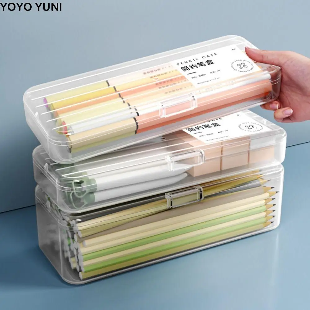 Large Capacity Waterproof Pen Pencil Box Multifunctional Transparent Pencil Case Art Supply Desktop Organizer Drawing Tool
Large Capacity Waterproof Pen Pencil Box Multifunctional Transparent Pencil Case Art Supply Desktop Organizer Drawing Tool