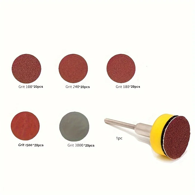 Sand disc pad kit, suitable for disc sanding machine - hook and loop sandpaper for rotating tools
Sand disc pad kit, suitable for disc sanding machine - hook and loop sandpaper for rotating tools