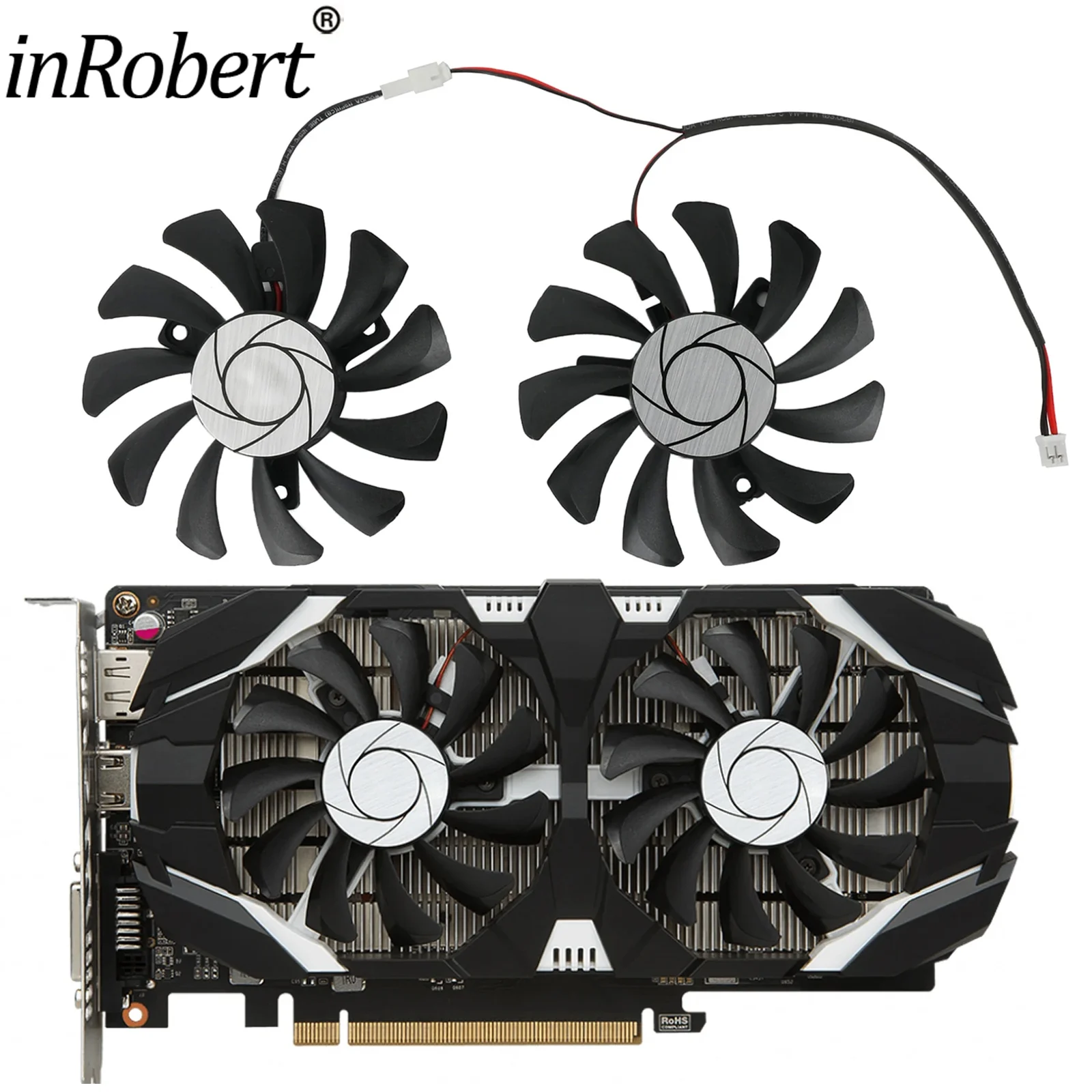 New HA8010H12F-Z 75MM 2Pin GTX1050Ti GPU Cooler DUAL FanFor MSI GTX 1050 Ti 4GT OC GPU Cooler DUAL Fan Support Dropshipping
New HA8010H12F-Z 75MM 2Pin GTX1050Ti GPU Cooler DUAL FanFor MSI GTX 1050 Ti 4GT OC GPU Cooler DUAL Fan Support Dropshipping
