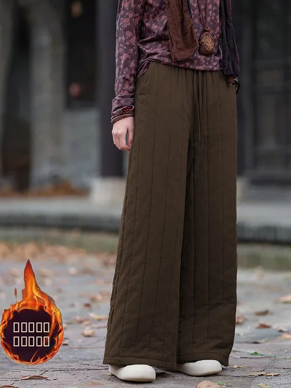 Зимние утепленные хлопково-льняные брюки-палаццо женские, свободного кроя, длинные, с высокой талией, прямого силуэта, несъемные...
Зимние утепленные хлопково-льняные брюки-палаццо женские, свободного кроя, длинные, с высокой талией, прямого силуэта, несъемные...