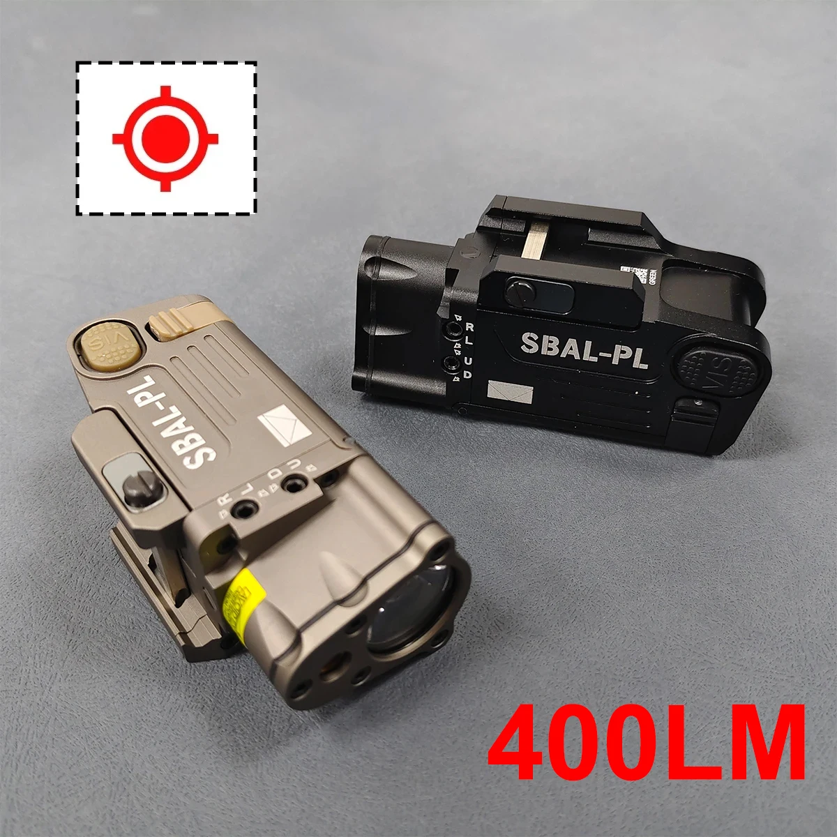 400LM SBAL PL Flashlight Laser indicator Red Dot Green Laser Lamp Light Metal Constant Strobe Laser Light Combo fit 20mm Rail
400LM SBAL PL Flashlight Laser indicator Red Dot Green Laser Lamp Light Metal Constant Strobe Laser Light Combo fit 20mm Rail