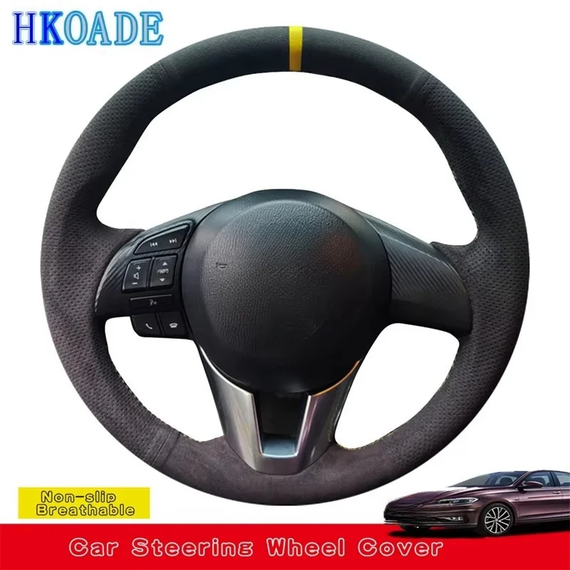Customize DIY Soft Suede Leather Car Steering Wheel Cover For Mazda 3 Axela Mazda 6 Atenza Mazda 2 CX-3 CX3 CX-5 Car Accessories
Customize DIY Soft Suede Leather Car Steering Wheel Cover For Mazda 3 Axela Mazda 6 Atenza Mazda 2 CX-3 CX3 CX-5 Car Accessories