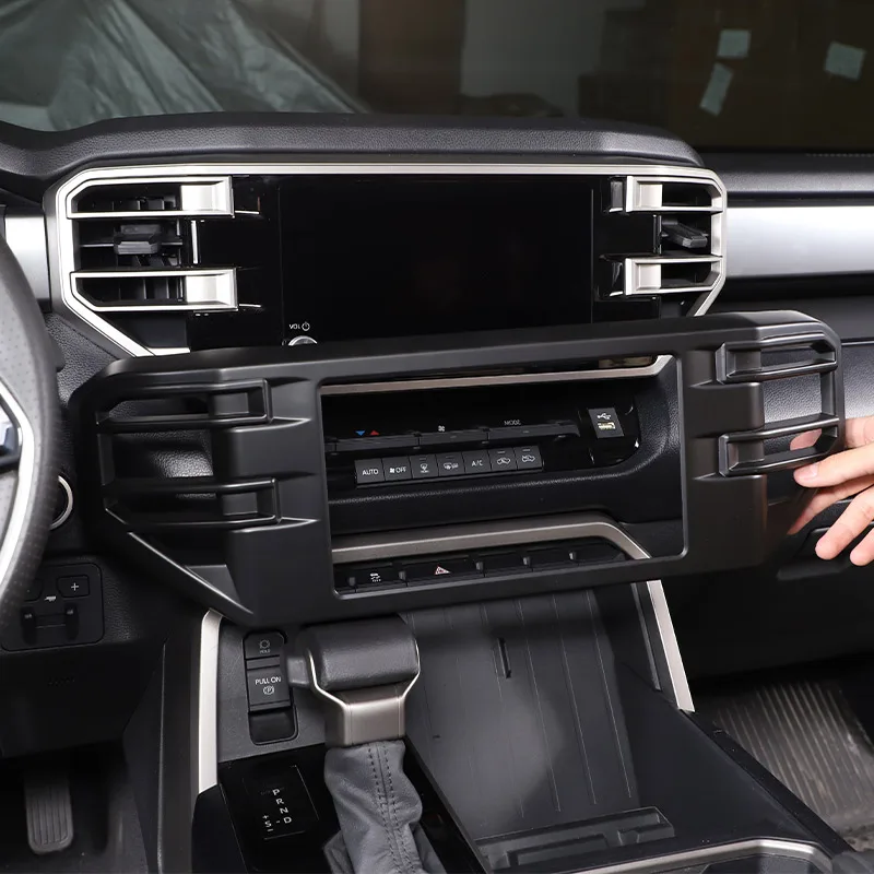 For Toyota Tundra 2022 2023 ABS Matte black Car Central Control Air Outlet Navigation Screen Frame Trim Sticker Car Accessories
For Toyota Tundra 2022 2023 ABS Matte black Car Central Control Air Outlet Navigation Screen Frame Trim Sticker Car Accessories
