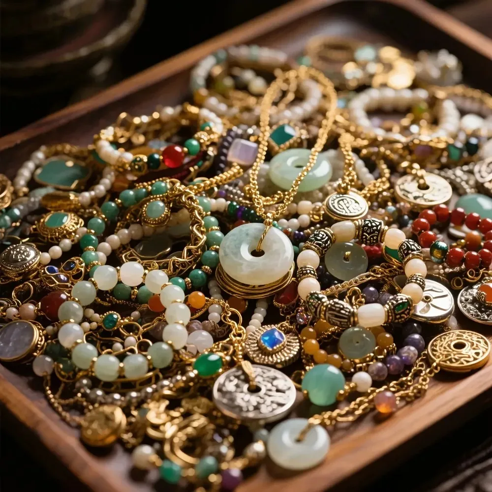 Mixed Delicate Natural Gem Trinket Surprise Blind Case, Adjustable Band Ring Pendant Stud Earring Chain Bracelet Combo, Sophisticated Fine Daily Wear Decor
Mixed Delicate Natural Gem Trinket Surprise Blind Case, Adjustable Band Ring Pendant Stud Earring Chain Bracelet Combo, Sophisticated Fine Daily Wear Decor