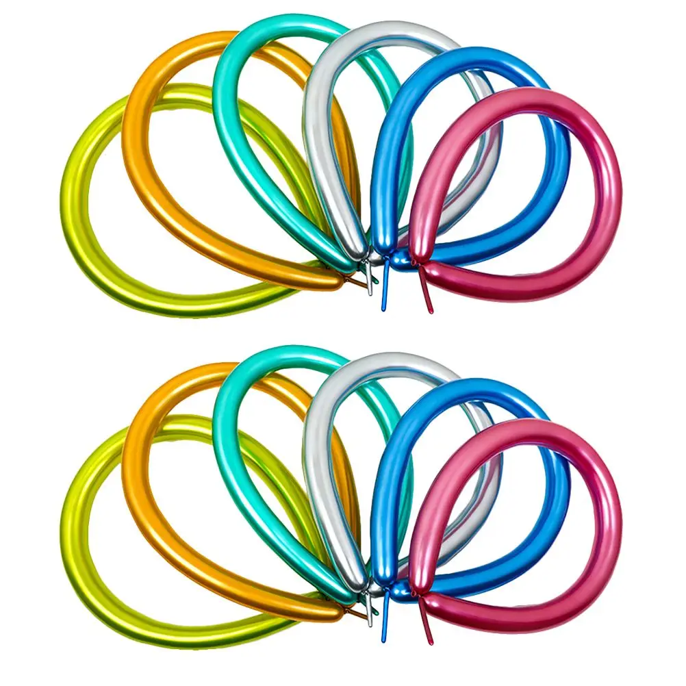 100 Pcs Metallic Long Balloons for Animals Twisting Kit Wedding Decor Party Supplies Balloon Decoration Home Events Schools
100 Pcs Metallic Long Balloons for Animals Twisting Kit Wedding Decor Party Supplies Balloon Decoration Home Events Schools