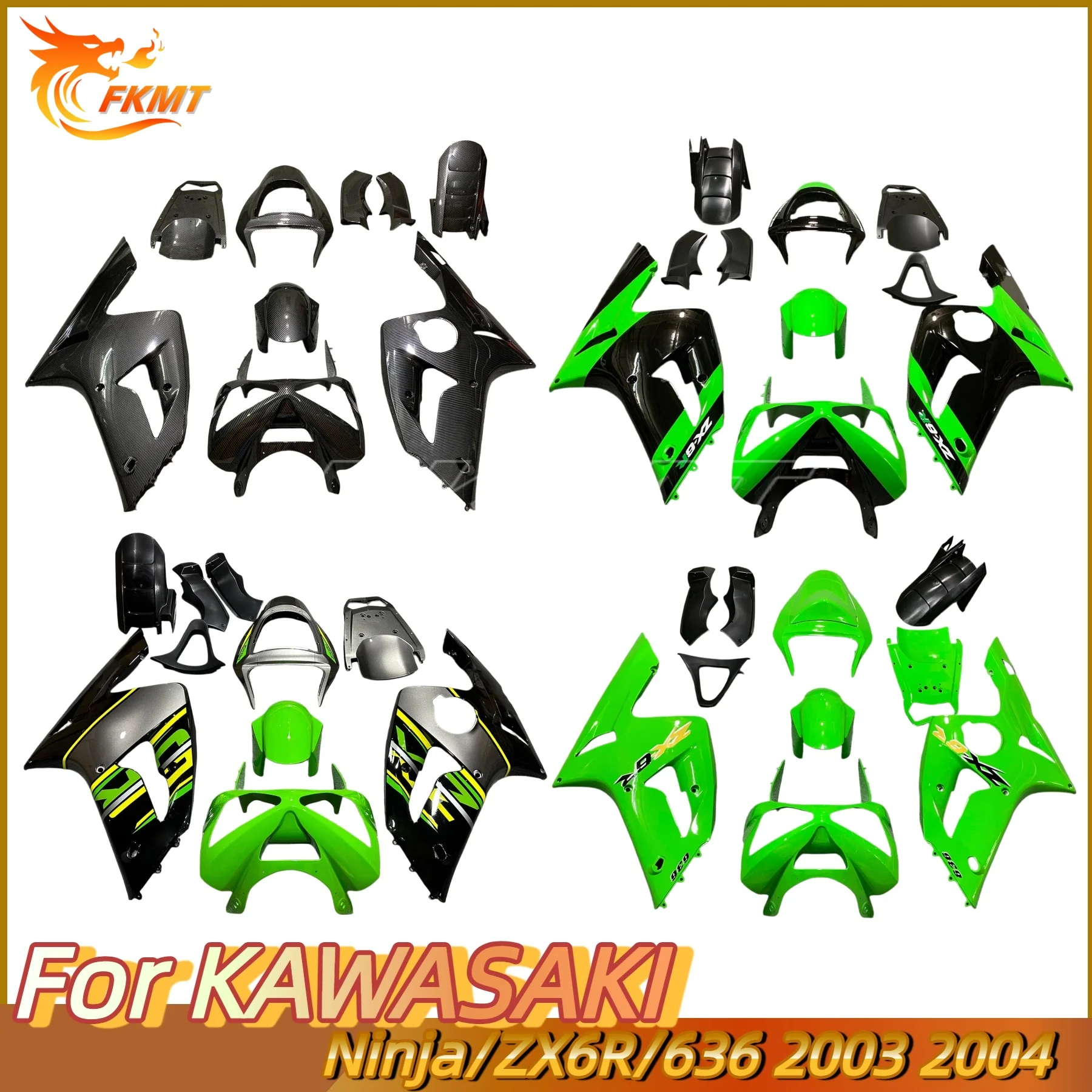 Plastic Shell Motorcycle Fairing kit Fit For Ninja ZX6R 636 ZX-6R 2003 2004 03 04 Custom full fairings bodywork zxmt
Plastic Shell Motorcycle Fairing kit Fit For Ninja ZX6R 636 ZX-6R 2003 2004 03 04 Custom full fairings bodywork zxmt