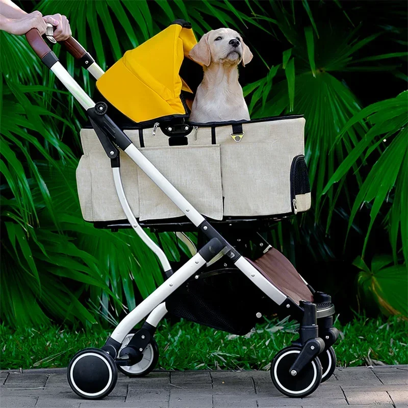 Four Wheels Separate Type Pet Stroller for Cats Small Medium-Sized Dogs Pet Items Aluminium Alloy Light Foldable Dog Accessories
Four Wheels Separate Type Pet Stroller for Cats Small Medium-Sized Dogs Pet Items Aluminium Alloy Light Foldable Dog Accessories