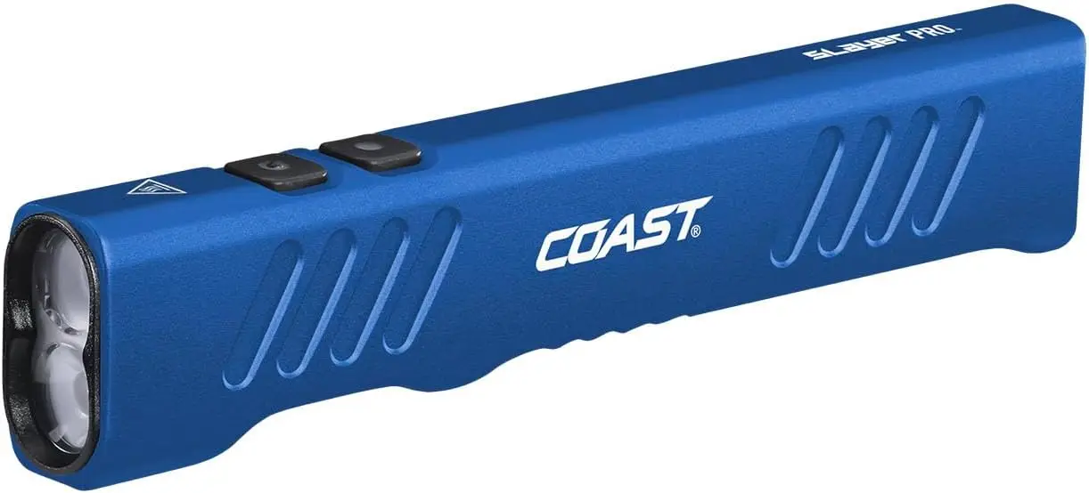 Slayer 1150 Lumen USB-C Rechargeable LED Flashlight with Spot/Flood, Memory Mode and Pocket Clip, Blue
Slayer 1150 Lumen USB-C Rechargeable LED Flashlight with Spot/Flood, Memory Mode and Pocket Clip, Blue