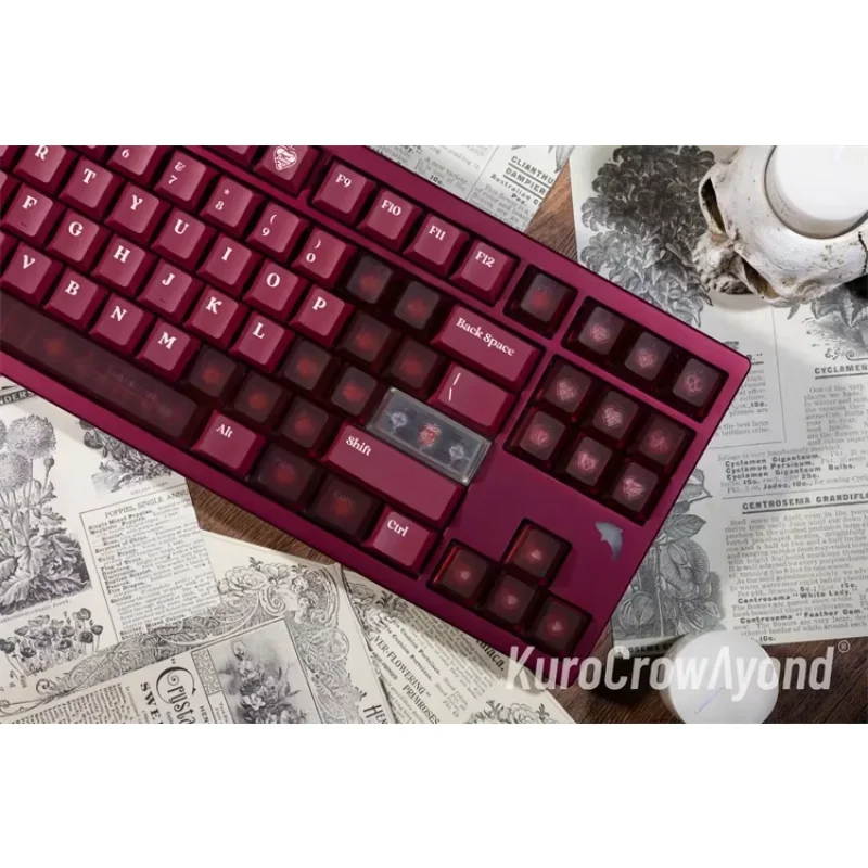 KCA core organ keycaps burgundy transparent keycaps ROG magnetic axis PBT keycaps
KCA core organ keycaps burgundy transparent keycaps ROG magnetic axis PBT keycaps